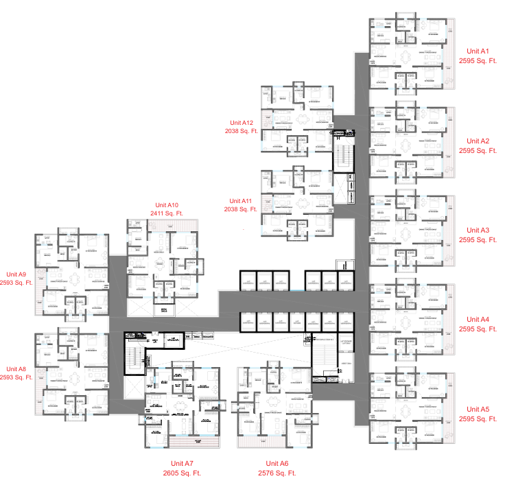 Rajapushpa Skyra - Floor plan1